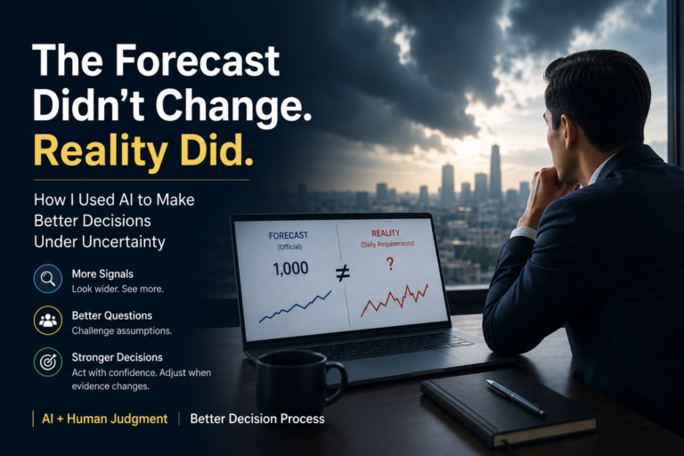 AI decision making under uncertainty when forecast and reality diverge